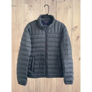 Tommy Hilfiger Mens Gray Puffer Jacket Size S